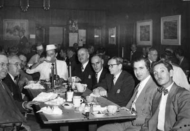 A club dinner party in 1949