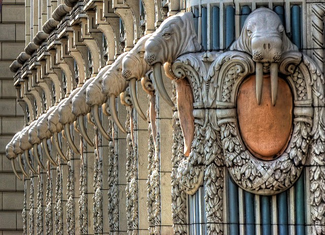 Detail of the Walruses on the Third Floor 