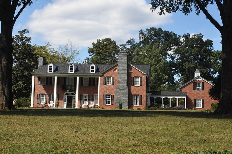 Constructed in 1950, the Wade F. Denning house at 1035 Pee Dee Ave is one of dozens of homes that constitute the Pee Dee Avenue historical district.