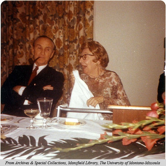 Jeannette Rankin and Mike Mansfield