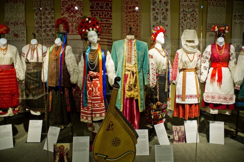 Part of the museum's traveling exhibit "A Cultural Thread: The Enduring Ukrainian Spirit"