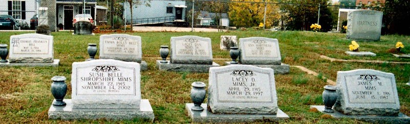 These are a few of the tombstones