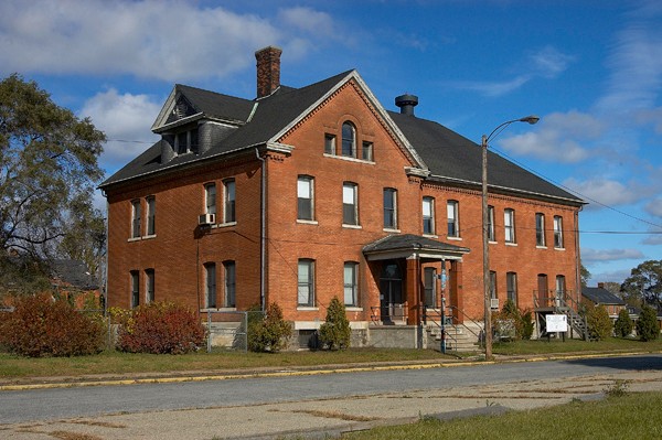 The Commander's office and administration building