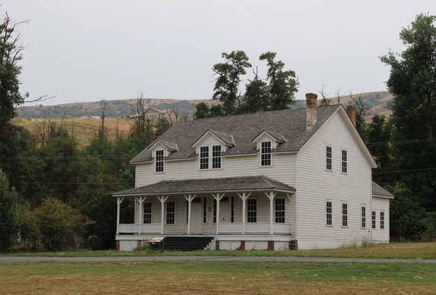 Fort Lapwai's Officers' Quarters, one of the only remaining structures from the post