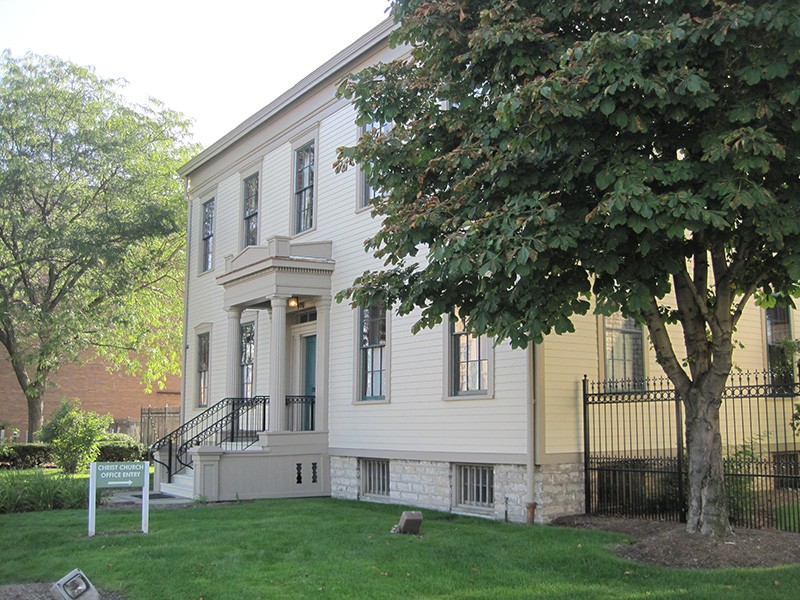 The front entrance after renovation