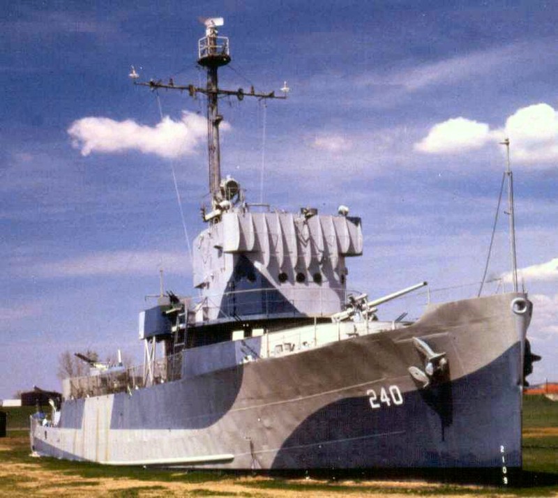 The USS Hazard is a National Historic Landmark and one of the leading features of the park.