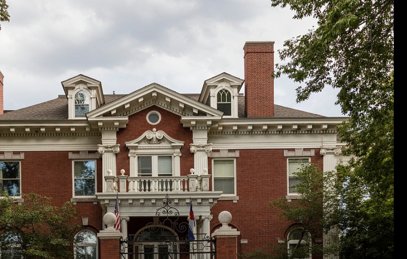 The Colorado Governor's Mansion. Photo by Carol M. Highsmith. Gates Frontiers Fund Colorado Collection within the Carol M. Highsmith Archive, Library of Congress, Prints and Photographs Division. 