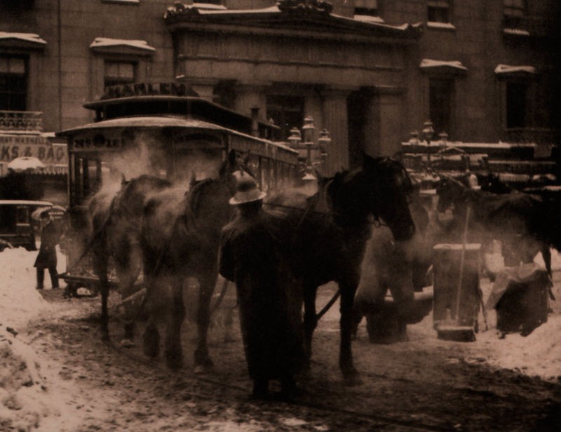 One of the many Alfred Steilglitz photographs in the gallery: "Terminal," 1893 (image from Wikimedia)