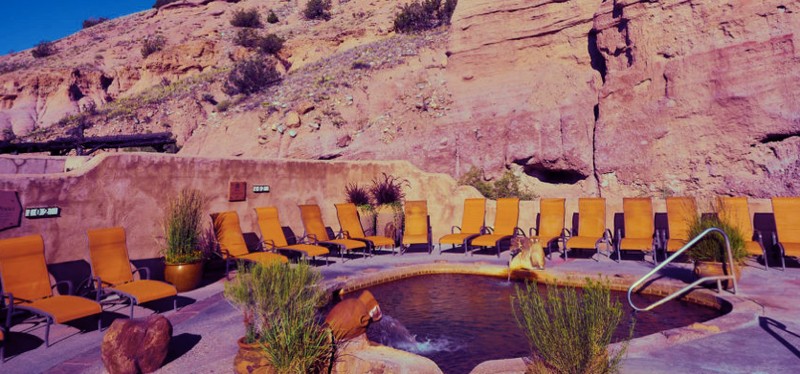 The refuge at Ojo Caliente is located in a modified, desert-spring