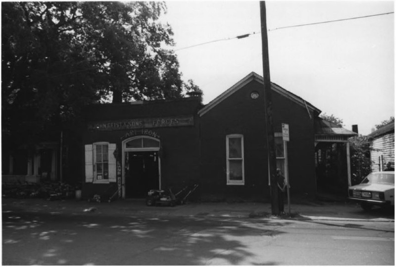 The shop in 1979 (image from the National Register of Historic Places)