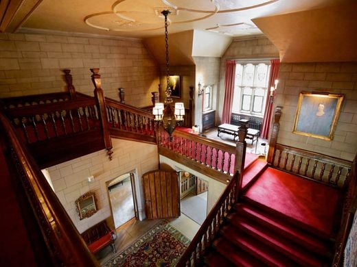 View from the upstairs of the grand staircase