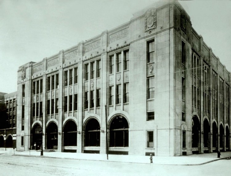 Soon after opening (image from the University of Michigan Art, Architecture, and Engineering Library)