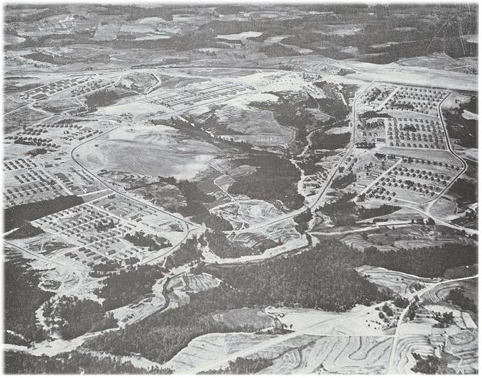 Aerial photo of Camp Croft