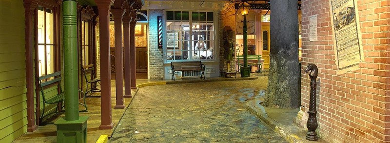 The popular "Streets of Old Detroit" exhibit, taking the visit from the 1840s through the 1900s.