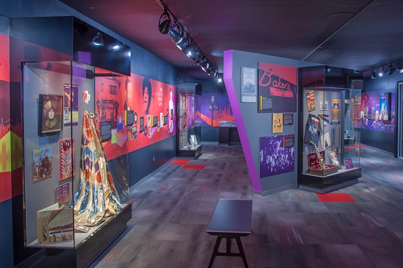 "Kid Rock's Music Lab" exhibit, telling the story of Detroit's famous music scene, from gospel to Motown and beyond