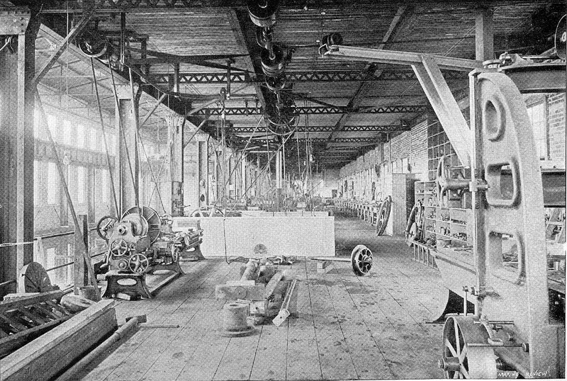 Another shot of the Dry Dock Co. machine shop in 1894 (image from Wikimedia Commons)