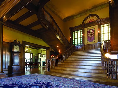 The spectacular stair of Thistle Hill.