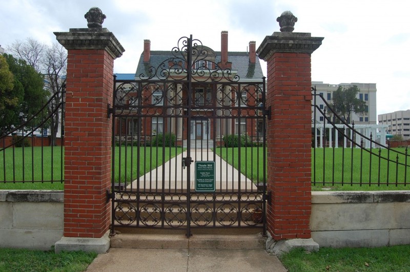 Thistle Hill gates.