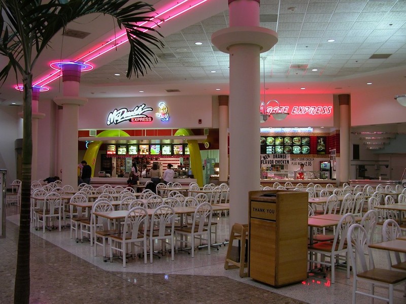 Food Court at Jamestown Mall - Florissant, Missouri, 1998
