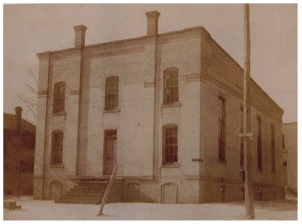 How the building once looked c.1870.