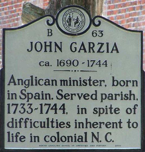 A closer view of the marker