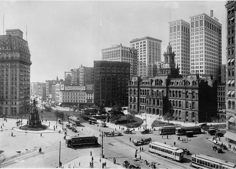 Campus Martius circa 1910-1920 (image from Wikimedia Commons)