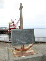 Miike Maru historic marker in Waterfront Park (image from Waymarking)