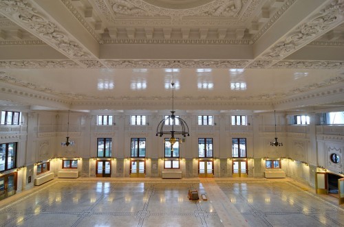 The restored main waiting room (image from Seattle Transit Blog)