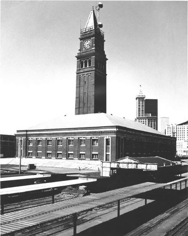 The station in 1972 (image from the National Register of Historic Places)