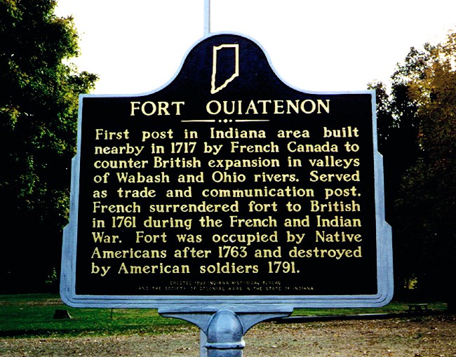 This historical marker provides information about the fort's history.