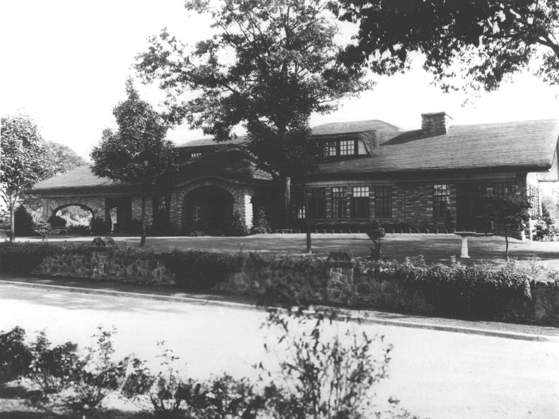 The Ricketts House, pictured in 1925 when it was completed