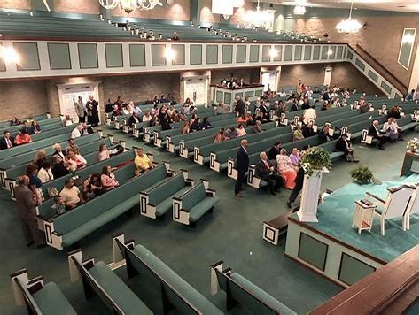 The current sanctuary where services are held. The max capacity of the room is over two thousand and has a modern design with it being constructed in the 90s.
