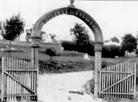 "The Original Woodlawn Gate" Courtesy of the Historic Woodlawn Cemetery.