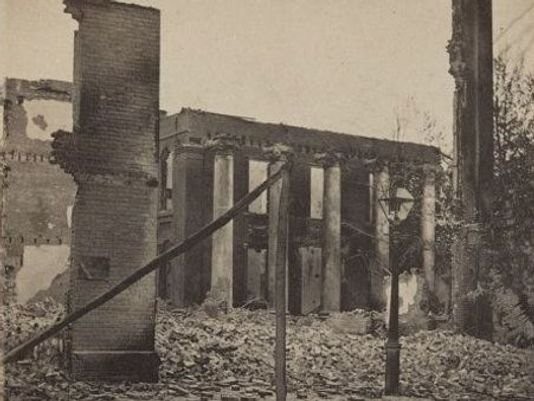 The distruction of Chambersburg resulted in the distruction of 550 building and more than $1 million dollers in property damage.