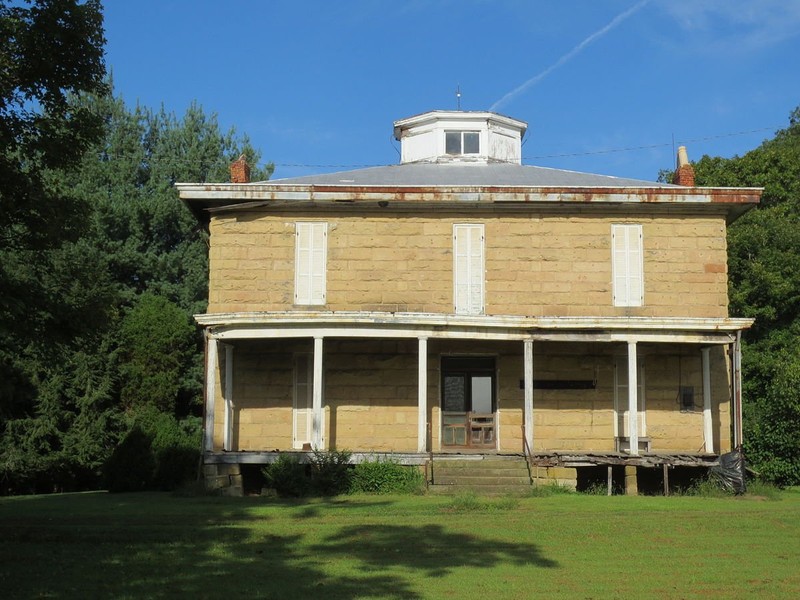 General John McCausland home. Nick named "Grape Hill" by McCausland for the abundance of wild grapes located on the property.