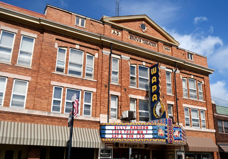 Facade of the Brown (Wapa) Theatre