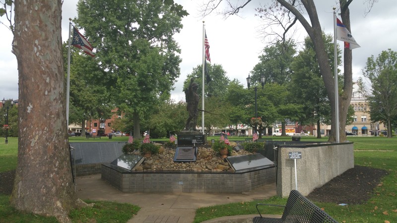 Visquesney dedicated his statue “to you, America, to the World... that it may be a constant reminder of all of what real Americanism is, what it does and how it safeguards our home and our country." 