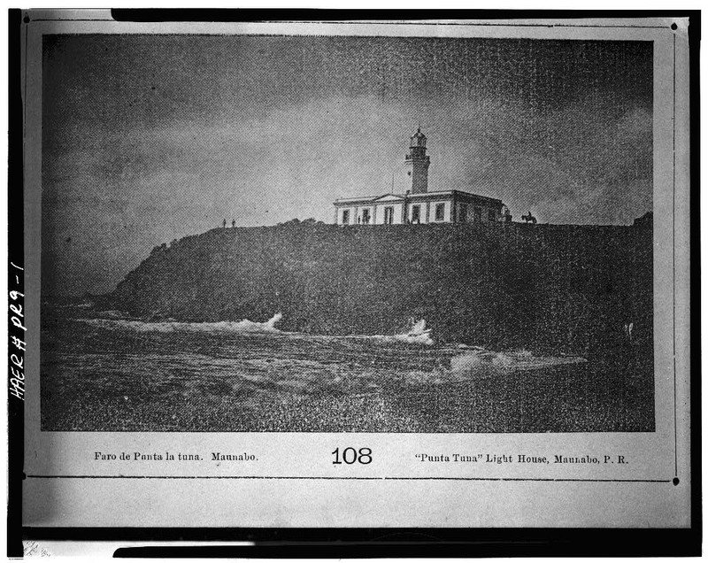 Shot of the lighthouse Ca. 1898.