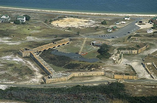 Ariel view of the fort