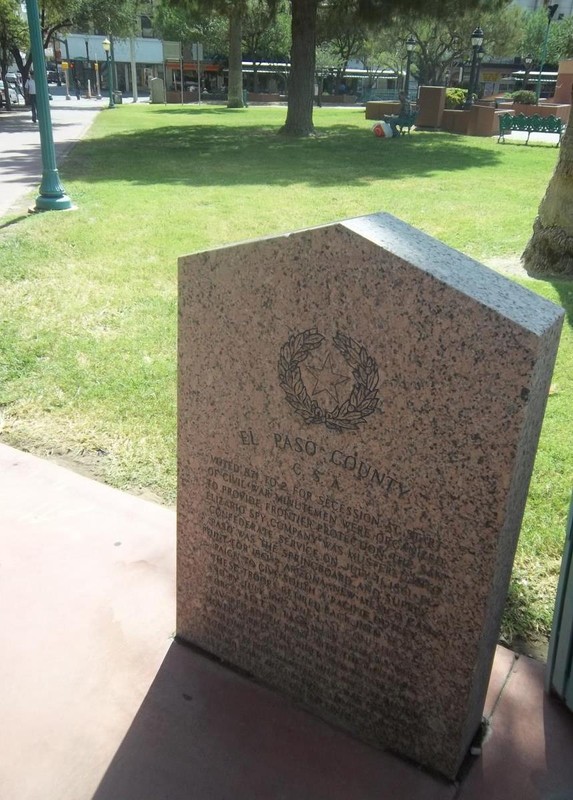 Picture of El Paso Memorial Marker (Front)
Picture taken by Zacharias Beau T, September 11, 1930