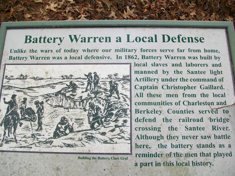 Interpretive Sign at Battery Warren