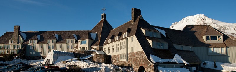 Exterior view of Timberline Lodge