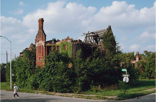 The home being taken over by overgrowth