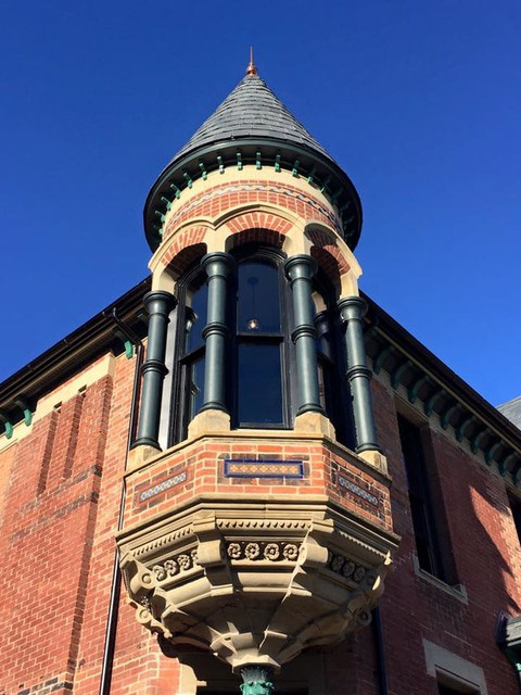 The signature turret after renovation