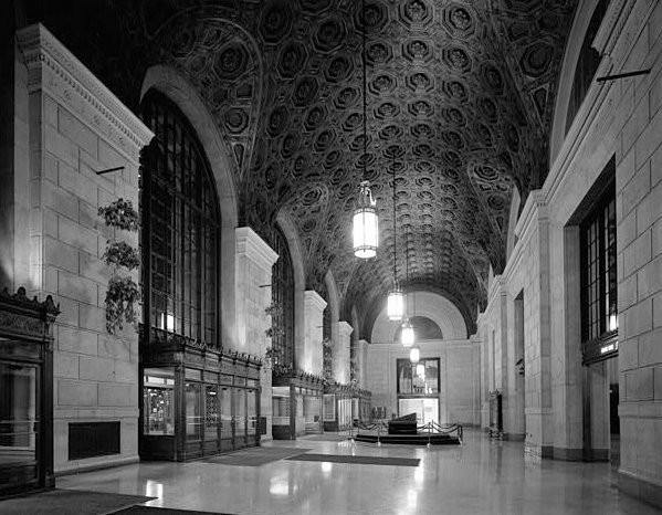 Inside the Terminal Tower. From the Plain Dealer via Cleveland.com.