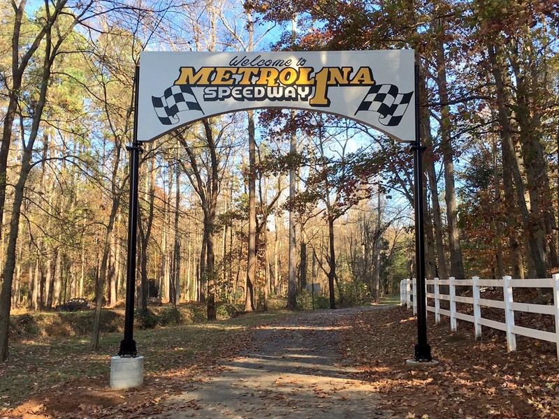 Original Metrolina Gate; Restored by Dale Jr. (2015) (Not on Metrolina property)