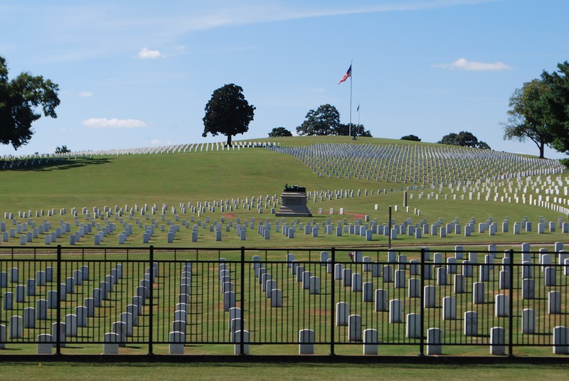 View of the memorial from a distance. (Photo by Brandon Fletcher)