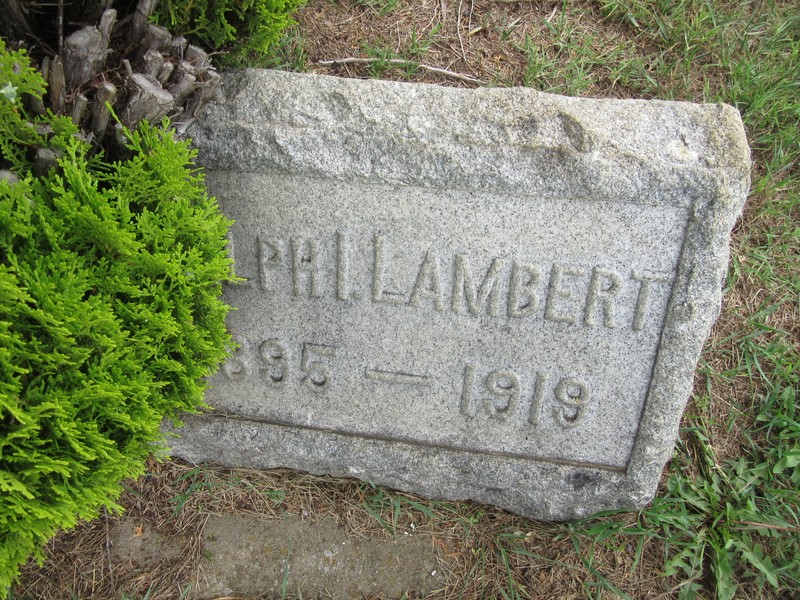 Headstone at Spring Hill Cemetery