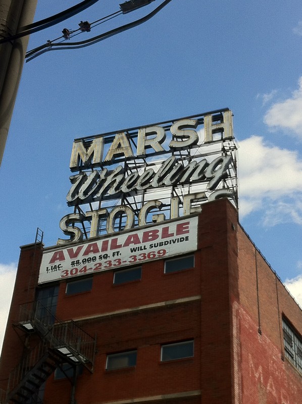 Marsh Wheeling Sign Still Stands