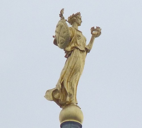Civic Fame statue, atop the Manhattan Municipal Building 